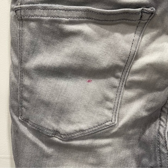 DL1961 Margaux Instasculpt Ankle Skinny Jeans in Willamina Raw Hem Size 24 Grey - Picture 7 of 16